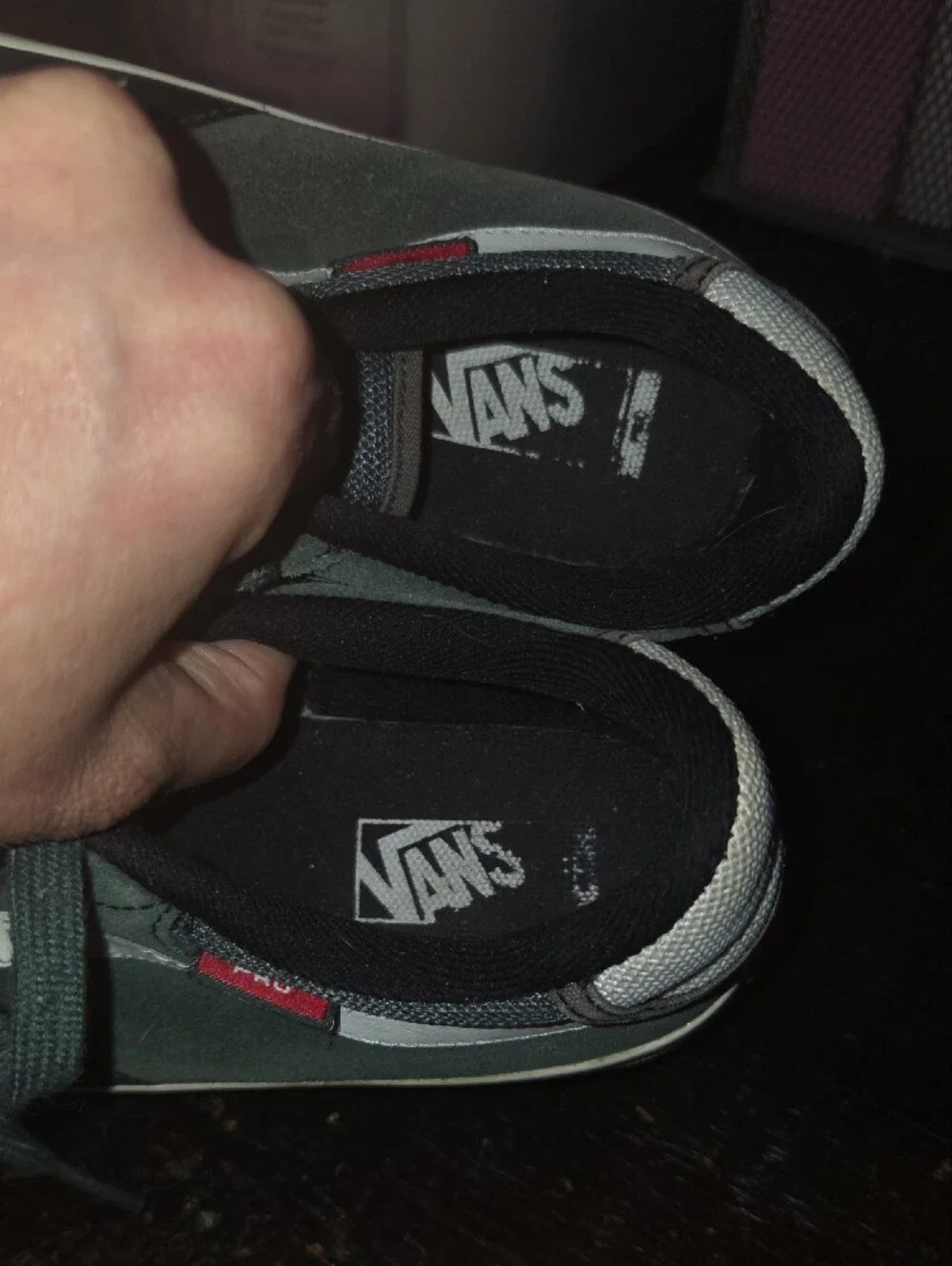 Youth Dark Green Suede Low-Top Sneakers with White Stripe